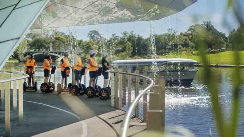 Our Segway’s are literally two tyred for fun! Take in the sights of Adelaide’s iconic Riverbank Precinct with the friendly team from Segway Sensation SA!